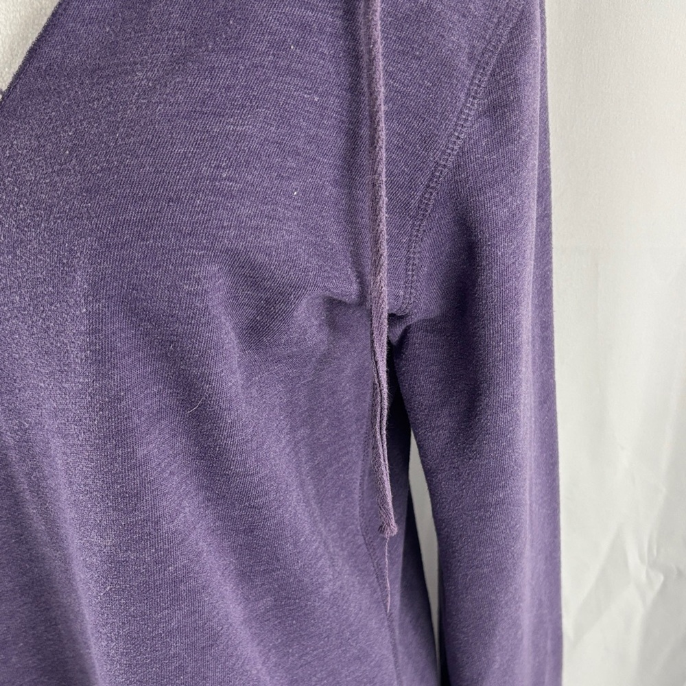 Y2K Women's Purple Hooded Top - Picture 5 of 5